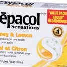 Cepacol Sensations Honey and Lemon Sore Throat Lozenges - 36 Lozenges Pack (Pack of 2)