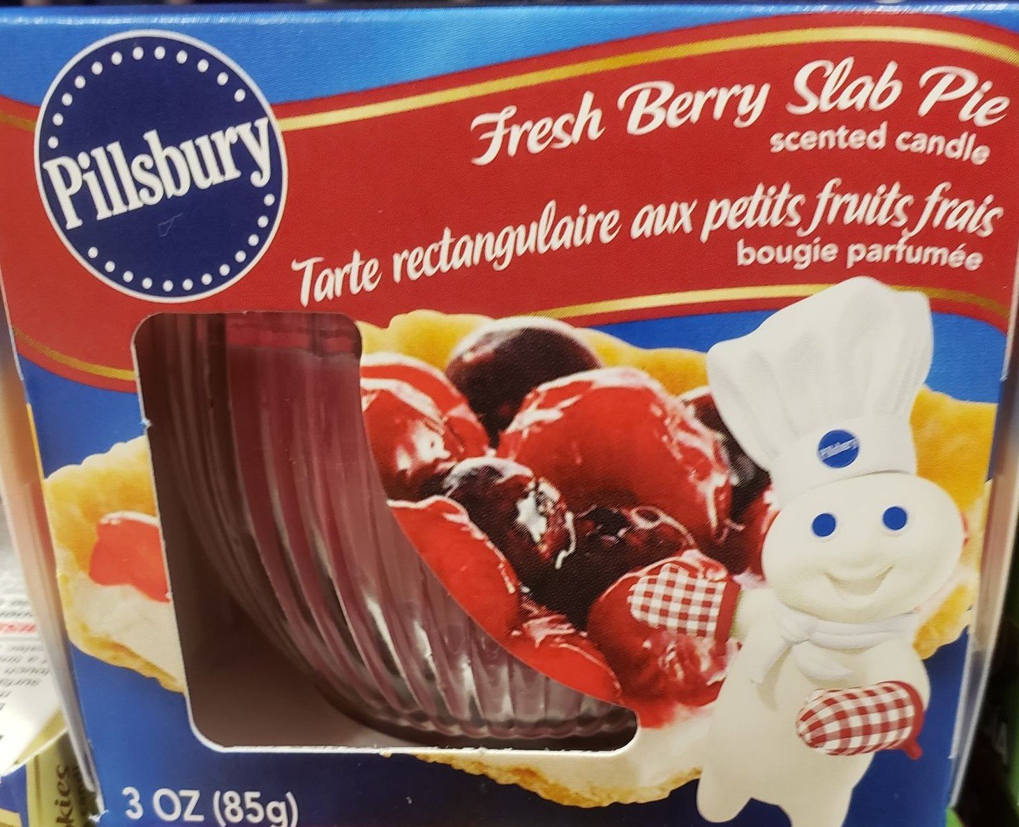 Pillsbury Fresh Berry Slab Pie Scented Candles 85 gram Jar Pack (Pack