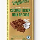 Whittaker's 33% Cocoa Coconut Block Chocolate Bar - 200 gram Pack (Pack of 10)