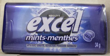(Pack of 10) Wrigley's Excel Mints Winterfresh - 34 gram Pack