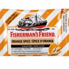 (Pack of 10) Fisherman's Friend Orange Spice Sugar Free Lozenges - 22 Lozenges/ Pack