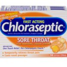(Pack of 3) Chloraseptic Fast Acting Sore Throat Lozenges Citrus Flavor - 18 Lozenges Pack