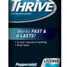 2 X Thrive Lozenges 1mg Regular Strength Nicotine Replacement Peppermint Chill - 108 Count Pack