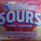 Sunkist Sours Raspberry Lemonade Flavor Sugar Free Mint Candy - 50 gram Pack (Pack of 8)