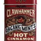 Clawhammer Organic Mints Hot Cinnamon Mint Candy - 30 gram Pack (Pack of 10)