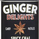 Ginger Delights Spicy Chai Candy - 30 gram Pack (Pack of 10)