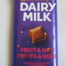 Cadbury Dairy Milk Fruit and Nut Milk Chocolate Bar - 100 gram Pack (Pack of 10)