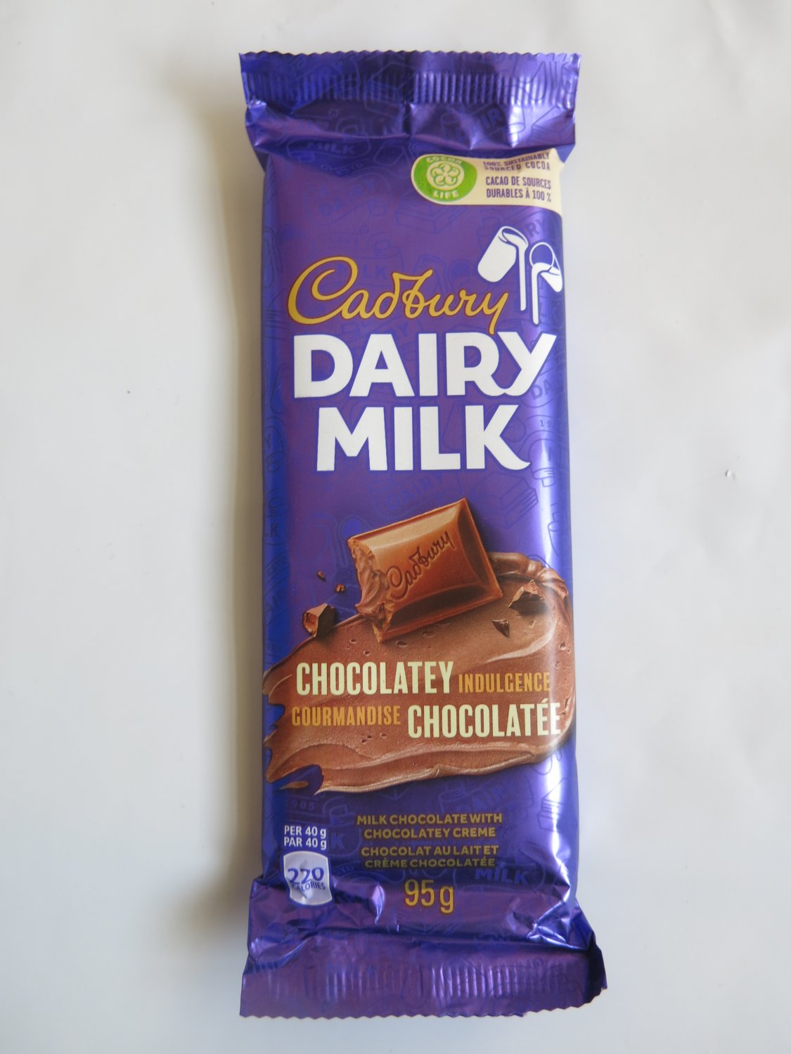 Cadbury Dairy Milk Chocolatey Indulgence Milk Chocolate Bar 95 gram