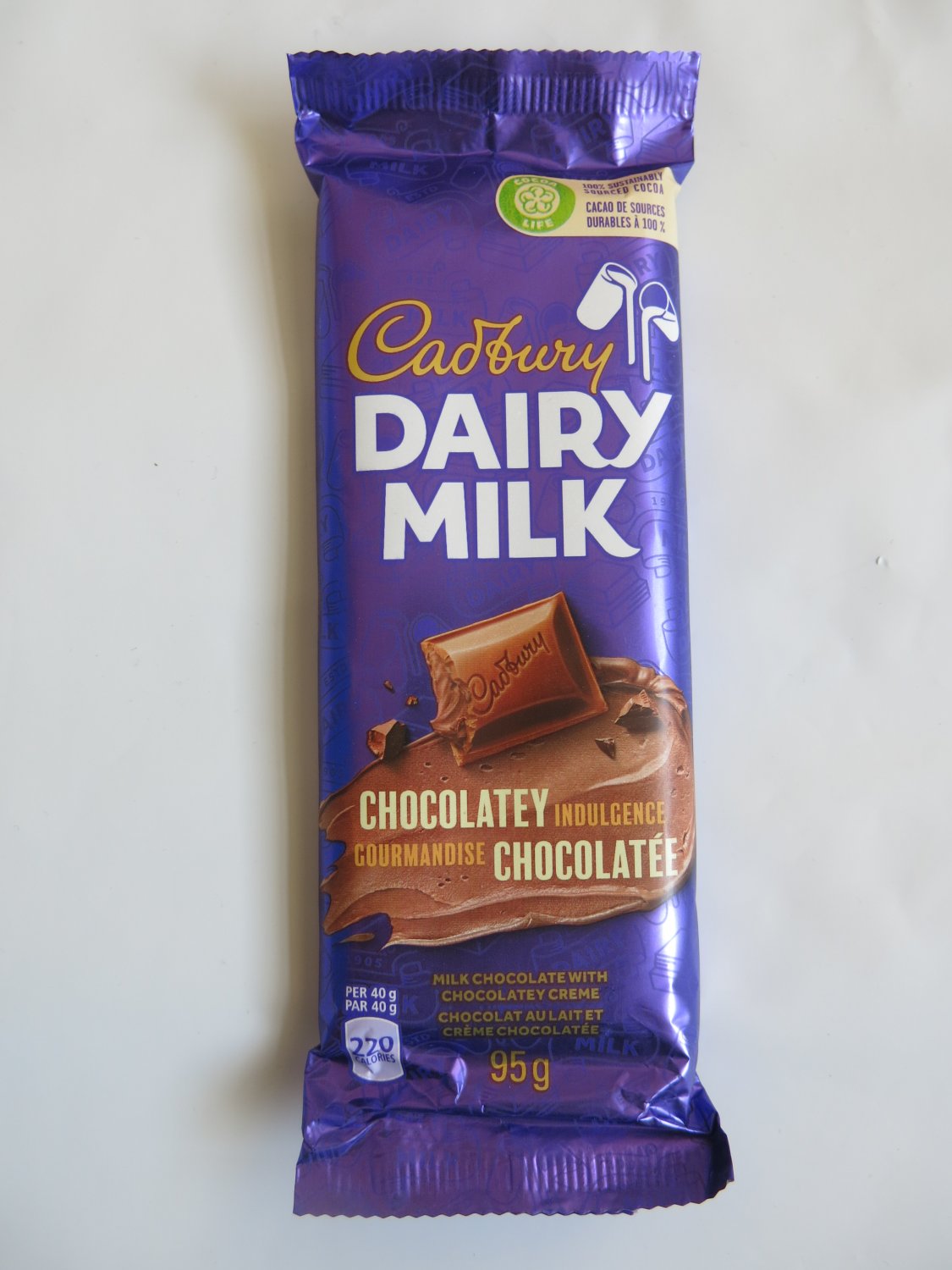 Cadbury Dairy Milk Chocolatey Indulgence Milk Chocolate Bar 95 gram