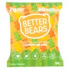 Better Bears Low Sugar Vegan Gummy Bears Tropical Citrus - 50 gram Pack (Pack of 12)