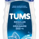 Tums Regular Strength Antacid Calcium Peppermint Flavor - 150 Tablets/ Pack (Pack of 2)