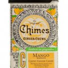 (Pack of 10) Chimes Mango Ginger Chews Chewy Candy Vegan, Gluten Free - 56.7 gram Pack