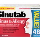 (Pack of 2) Sinutab Extra Strength Sinus and Allergy Caplet - 48 Caplets Pack