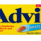 Advil 200 mg Ibuprofen Tablet Relieves Headaches, Fever, Muscle & Joint Pain - 100 Caplets Pack X 2