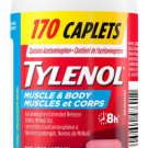 (Pack of 2) Tylenol Muscle & Body Pain Relief Acetaminophen 650 mg - 170 Caplets Pack
