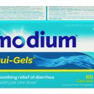 Imodium Diarrhea Relief Lactose Free Liqui-Gels - 60 Capsules Pack (Pack of 2)