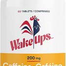Wake Ups 200 mg Extra Strength Caffeine Tablets Promotes Alertness - 50 Tablets X 2