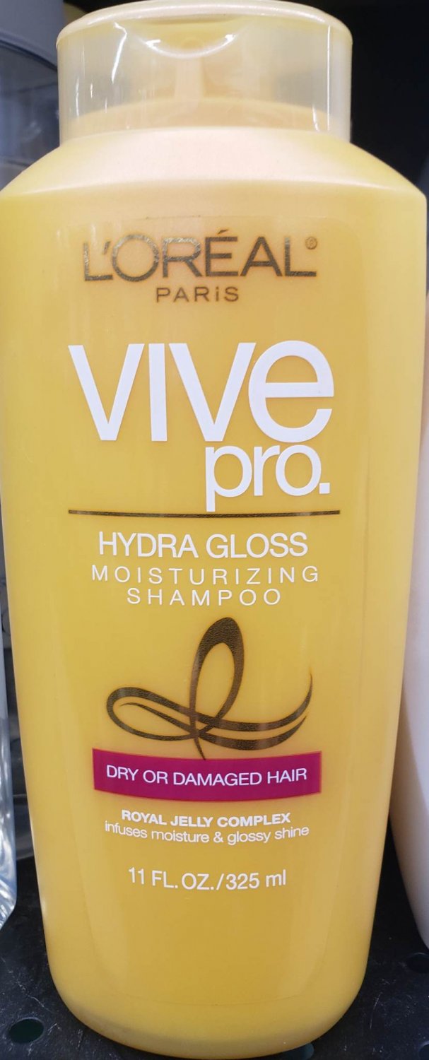 L'Oreal Paris Vive Pro Hydra Gloss Moisturizing Shampoo For Dry/ Damage Hair - 325 ml Pack X 3