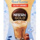 (Pack of 5) Nescafe Gold Iced Latte Salted Caramel Instant Coffee Mix - 7 X 14 gram Sachet Pack