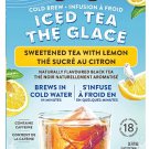Celestial Seasonings Cold Brew Iced Tea Sweetened Tea With Lemon - 18 Teabags/ 37 gram Pack X 6