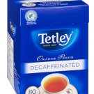 (Pack of 3) Tetley Decaffeinated Orange Pekoe Tea - 80 Tea Bags/ 160 gram Pack