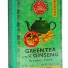 (Pack of 5) Triple Leaf Brand Green Tea With Ginseng Premium Blend - 20 Tea Bags/ 40 gram Pack