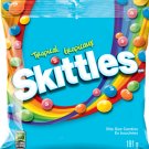 (Pack of 10) Skittles Tropical Flavoured Bite Size Candy - 191 gram Pack