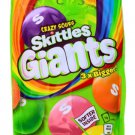 (Pack of 10) Skittles Giant Crazy Sours Candy - 141 gram Pack
