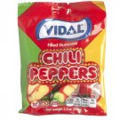 (Pack of 10) Vidal Filled Gummies Chili Peppers Candy - 100 gram Pack