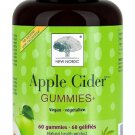 (Pack of 2) New Nordic Apple Cider Gummies - 60 Vegan Gummies Pack