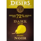 (Pack of 10) Flagrants Desirs 72% Dark Chocolate Bar With Pear - 100 gram Pack
