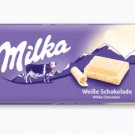 (Pack of 10) Milka White Chocolate Bar - 100 gram Pack