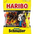 (Pack of 10) Haribo Crazy Schnuller Gummy Candy - 200 gram Pack