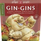 (Pack of 10) The Ginger People Gin Gins Chewy Ginger Spicy Apple Candy - 84 gram Pack