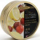 (Pack of 5) Simpkins Travel Sweets Citrus, Lemon & Sour Cherry Drops - 200 gram Pack
