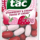 (Pack of 12) Tic Tac Strawberry & Cream Flavoured Mint Candy - 60 Mints/ 29 gram Pack