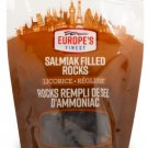 (Pack of 10) Europe's Finest Salmiak Filled Rock Licorice Candy - 150 gram Pack