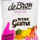 (Pack of 10) De Bron Sugar Free Wine Gums Candy - 100 gram Pack