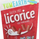 (Pack of 5) YumEarth Organic Gluten Free Licorice Pomegranate Flavor - 142 gram Pack