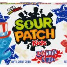 (Pack of 10) Sour Patch Kids Red White & Blue Soft & Chewy Candy - 87 gram Pack