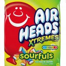 (Pack of 10) Airheads Xtremes Sourfuls Rainbow Berry Candy - 170 gram Pack