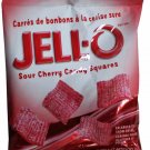 (Pack of 10) Jell-O Sour Cherry Candy Squares - 127 gram Pack