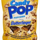 (pack of 10) Candy Pop Popcorn Butterfinger Candy Coated Popcorn - 149 gram Pack