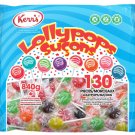 (Pack of 3) Kerr's Assorted Lollypops  - 130 Pieces/ 840 gram Pack