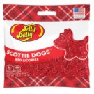 (Pack of 10) Jelly Belly Scottie Dogs Red Licorice Candy - 77 gram Pack