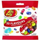 (Pack of 10) Jelly Belly 20 Flavours Jelly Bean Candy - 100 gram Pack
