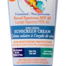 (Pack of 2) Badger Sport Zinc Oxide Sunscreen Cream Broad Spectrum SPF 40 - 87 gram Pack