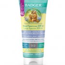 (Pack of 2) Badger Baby Clear Zinc Sunscreen Cream Chamomile SPF 40 - 87 gram Pack