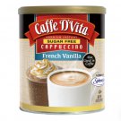 4 X Caffe D'Vita Sugar Free Cappuccino French Vanilla Premium Instant Coffee - 240 gram Pack