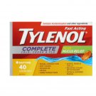 (Pack of 2) Tylenol Extra Strength Complete Cold, Cough & Flu Daytime Relief - 40 Liquid Gel Pack